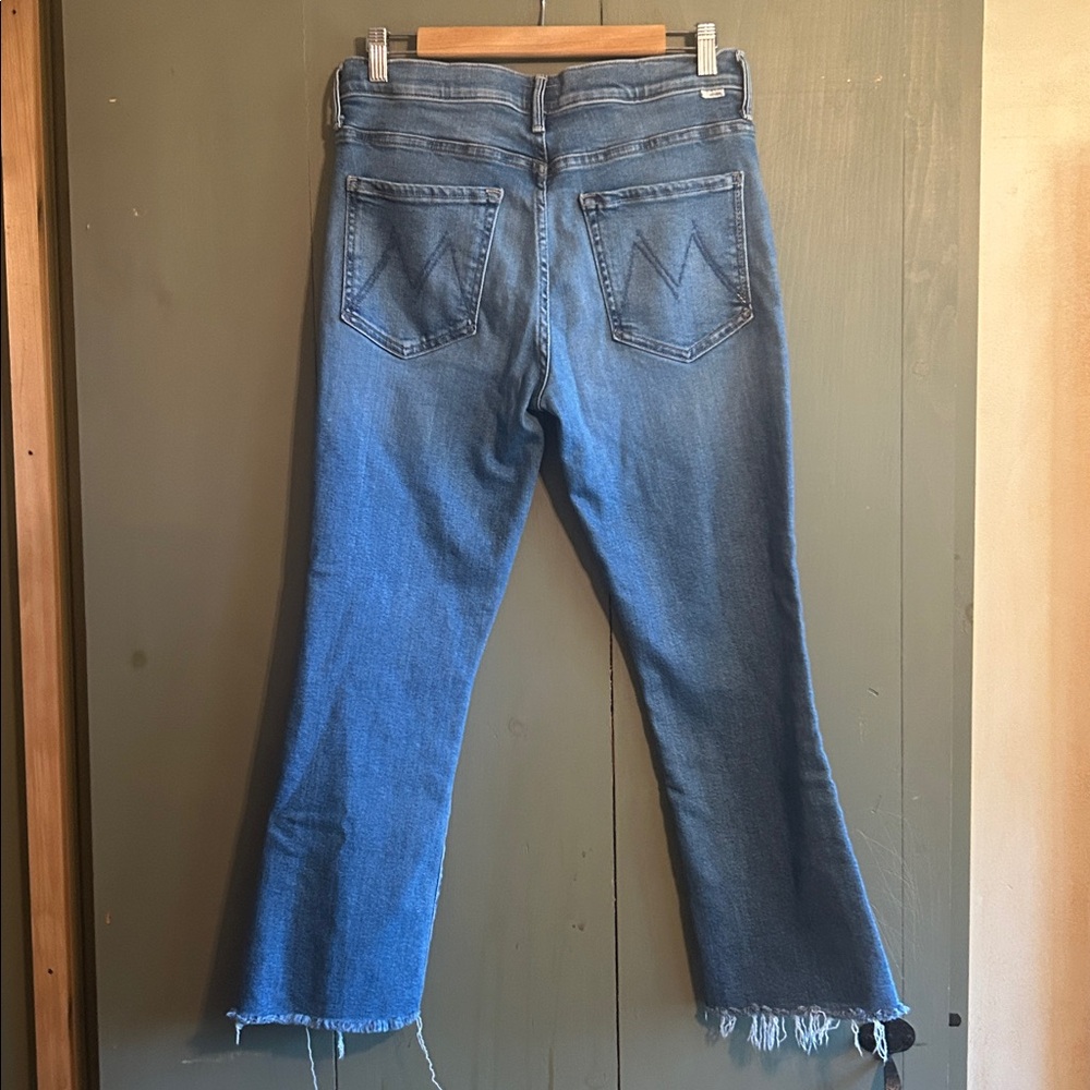 MOTHER Denim with Frayed Hem - Picture 2 of 6